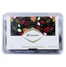 Carnival Seedless Oman Dates   Plastic Container  250 grams